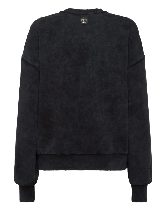 Sweatshirt LS Strass Crystal