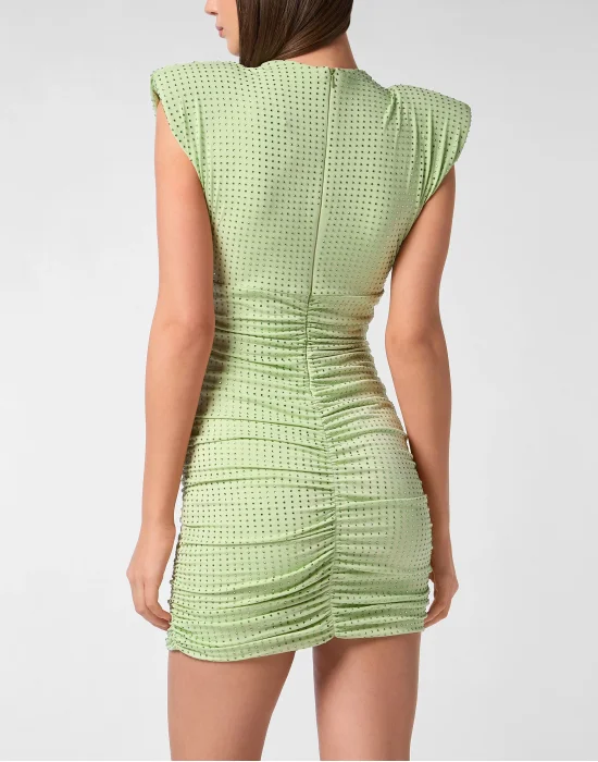 Jersey Mini Dress Strass Signature