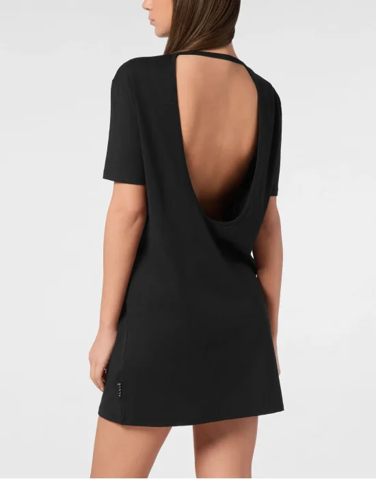 T-shirt Short Dresses Duck Strass