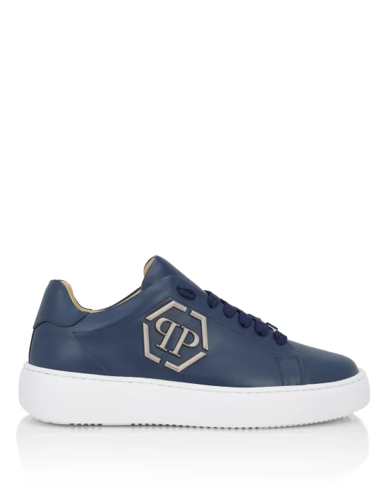 Leather Lo-Top Sneakers Hexagon