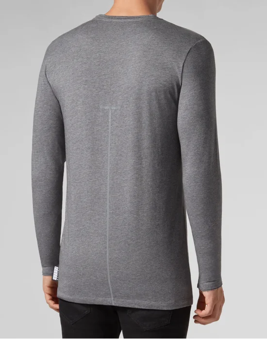 T-shirt Round Neck LS Statement