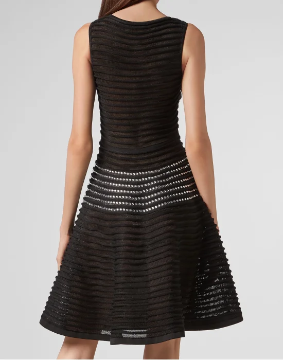 Knit Day Dress Crystal