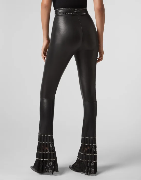 Leather Flares Lace