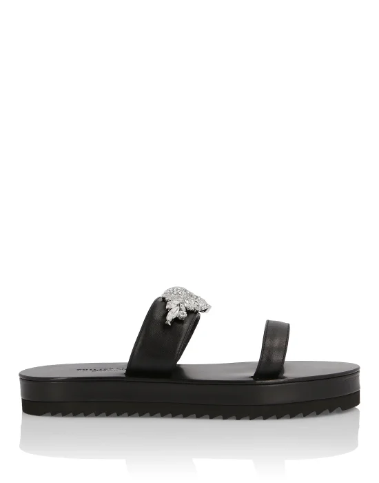 Sandals Flat Crystal