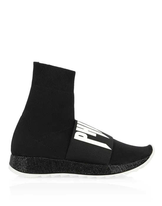 Hi-Top Sneakers Crystal
