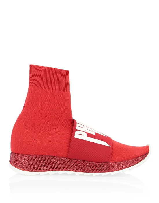 Hi-Top Sneakers Crystal