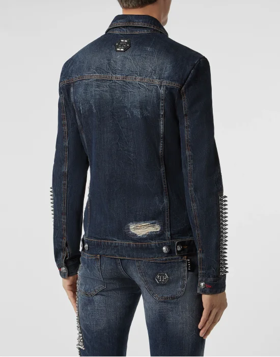 Denim Jacket Destroyed