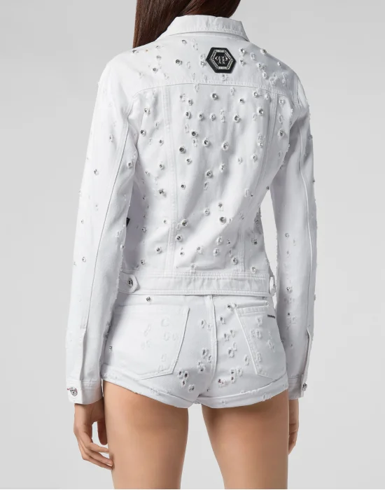 Denim Jacket Crystal