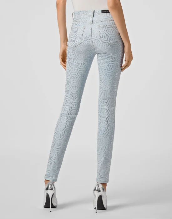 High Waist Jegging All over PP