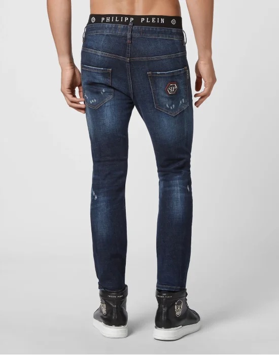 Denim Trousers Skinny Destroyed