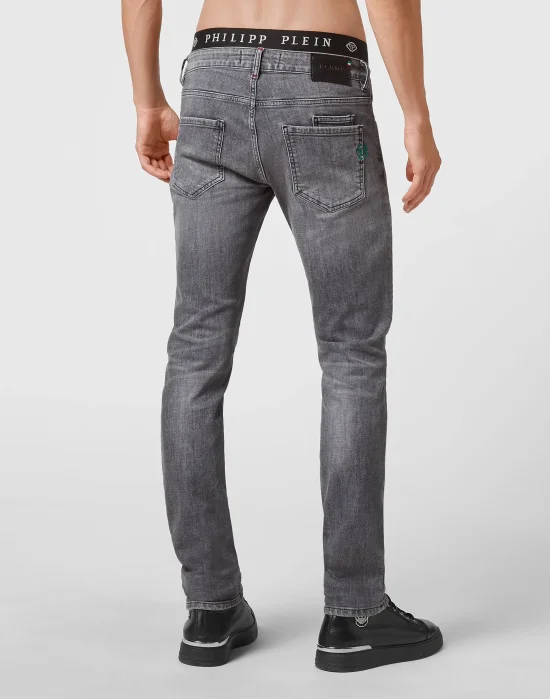 Denim Trousers Straight Cut