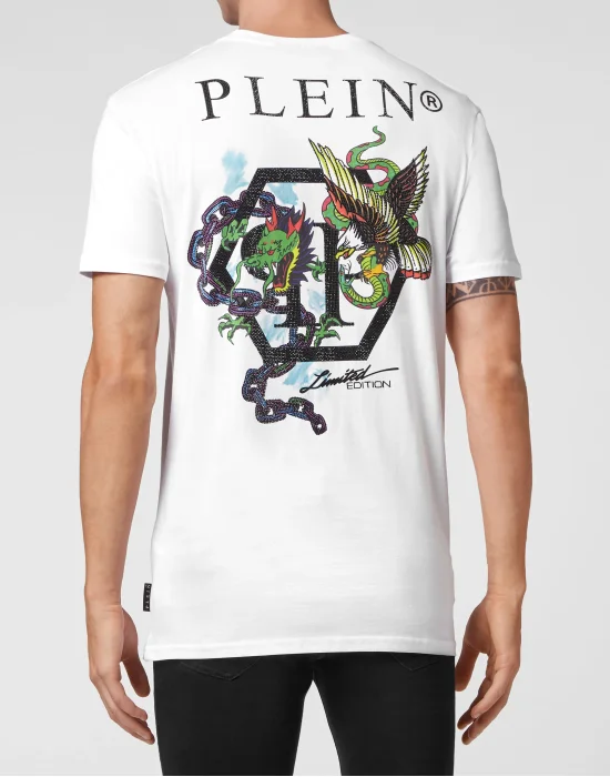 T-shirt Round Neck SS Stones Gothic Plein