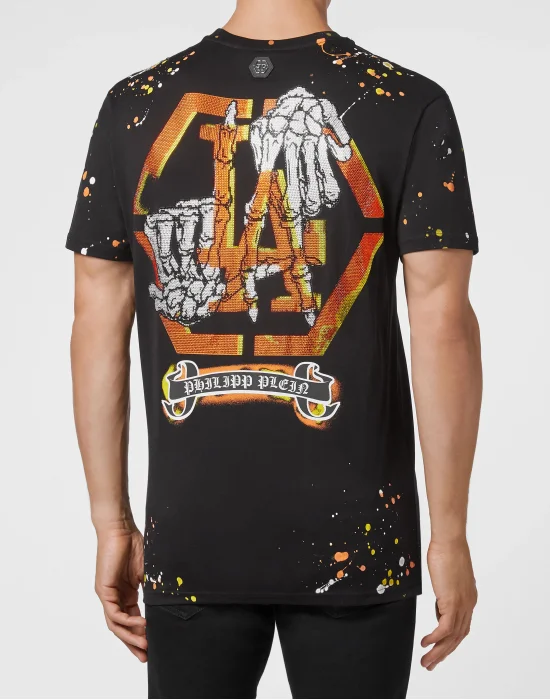 T-shirt Round Neck SS Stones LA fingers