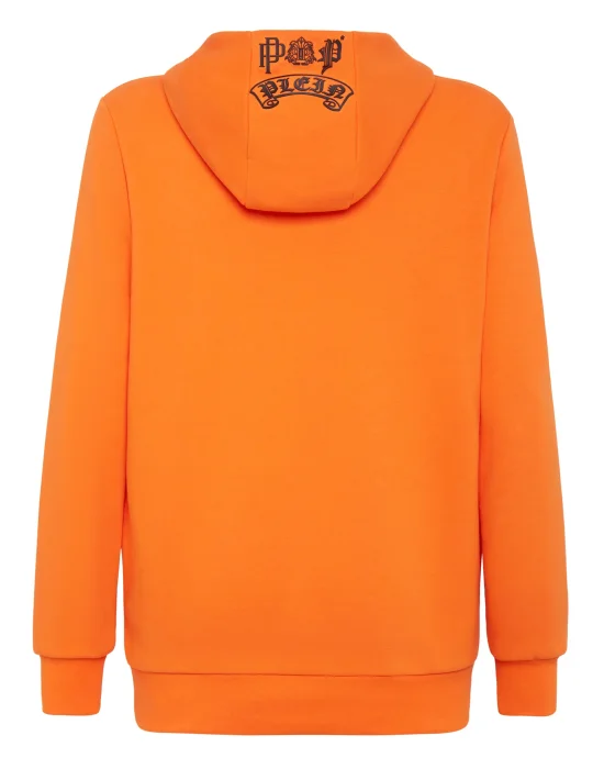 Hoodie sweatshirt Tattoo Skull strass
