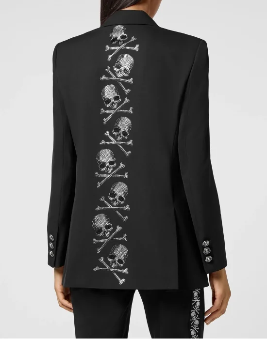 Cady Blazer Crystal Skull with Crystals