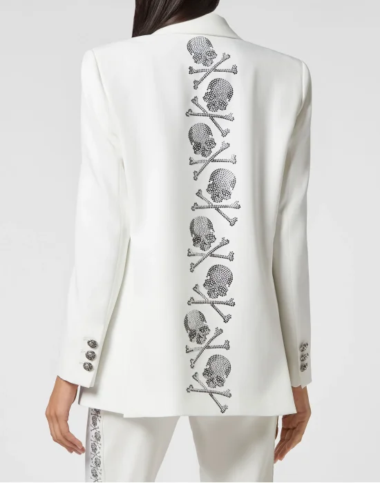 Cady Blazer Crystal Skull with Crystals