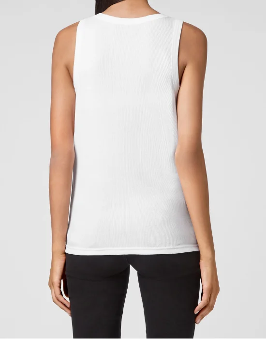 Tank top Crystal Skull with Crystals