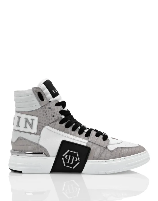 HI-TOP SNEAKERS PHANTOM KICK$ Crocco Platinum HEXAGON