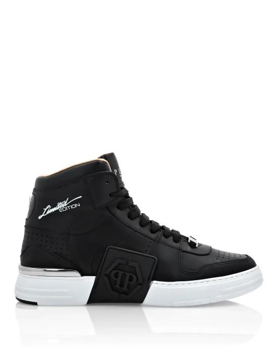 HI-TOP SNEAKERS NOTORIOUS KICK$ LEATHER HEXAGON