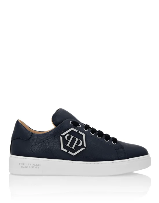 Leather Lo-Top Sneakers Hexagon