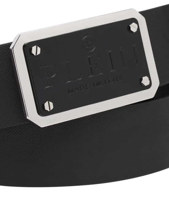 Leather Belt Iconic Plein