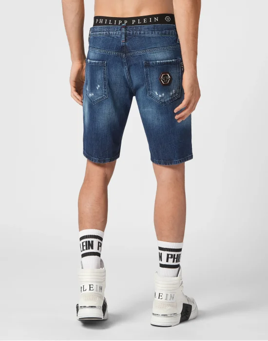 Denim Shorts Mykonos  Fit Destroyed