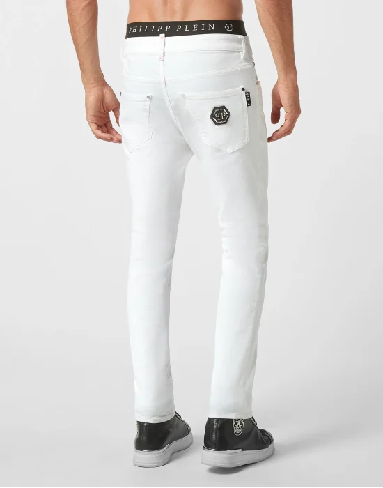 Denim Trousers Skinny Fit Hexagon