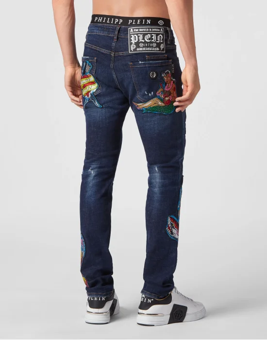 Denim Trousers Super Straight Cut Hawaii
