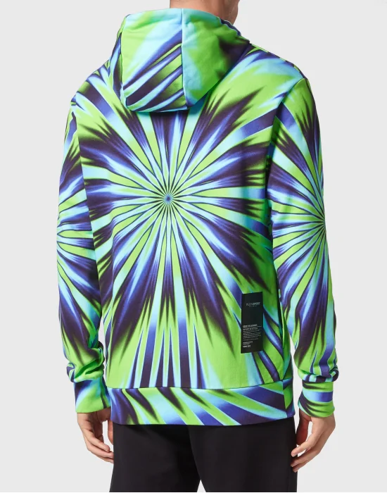 Tie-Dye Hoodie Sweatshirt Tiger