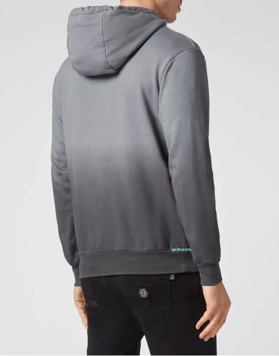 Hand Painted Hoodie Sweatshirt Gothic Plein
