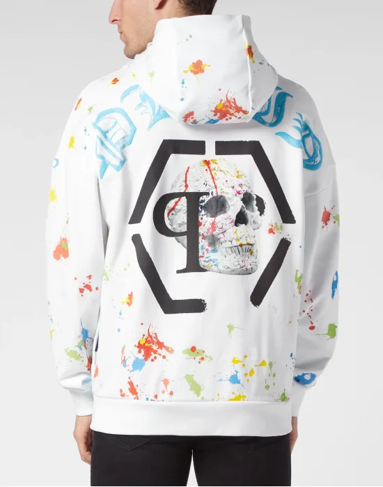 Hoodie sweatshirt Dripping Skull