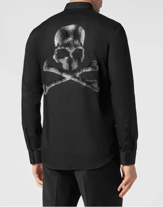 Shirt Sugar Daddy Cut LS Skull&Bones