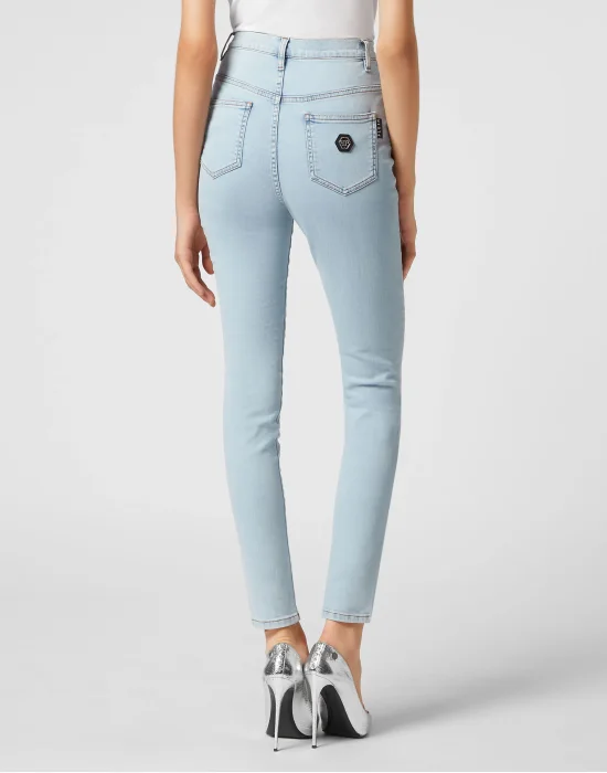 Denim Super High Waist Jegging Dragon