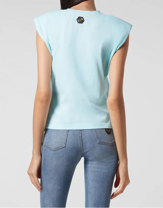 Shoulder Pads Tank Top Basic