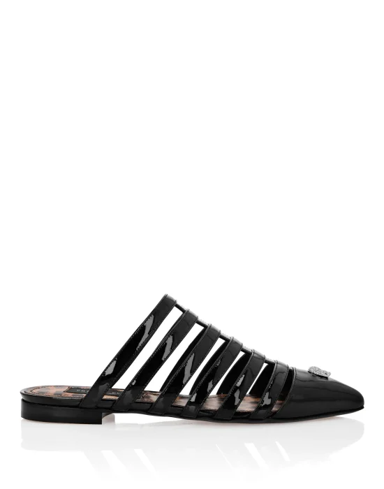 Vernice Sandals Flat Skull