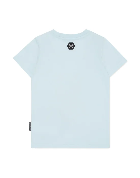 T-shirt Round Neck SS with Crystals Teddy Bear
