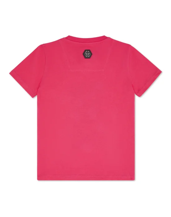T-shirt Round Neck SS with Crystals Teddy Bear