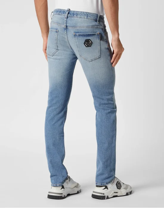 Denim Trousers Super Straight Cut Premium