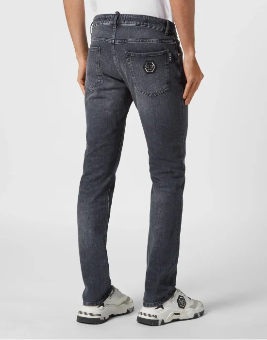 Denim Trousers Super Straight Cut Premium