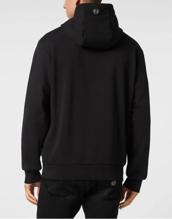 Hoodie Sweatshirt with Crystals