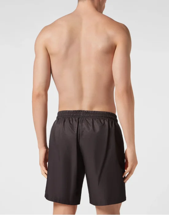Jogging Shorts with Bulldog Print