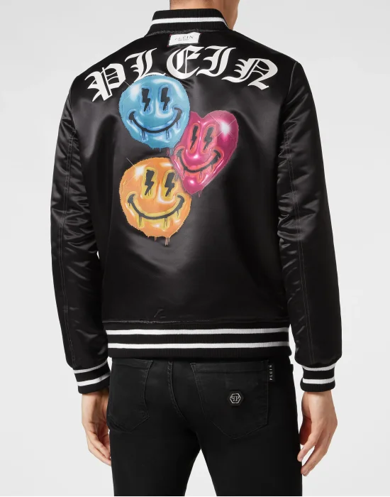 Satin Bomber Smile
