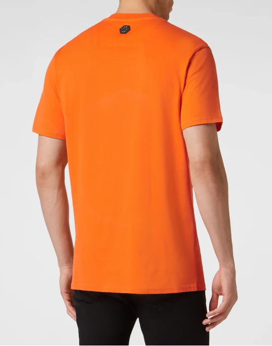 T-shirt Round Neck SS with Crystals Skull