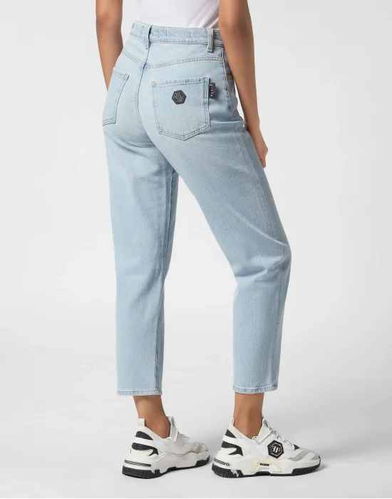 Denim Trousers Mom Fit