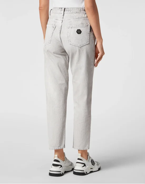 Denim Trousers Mom Fit