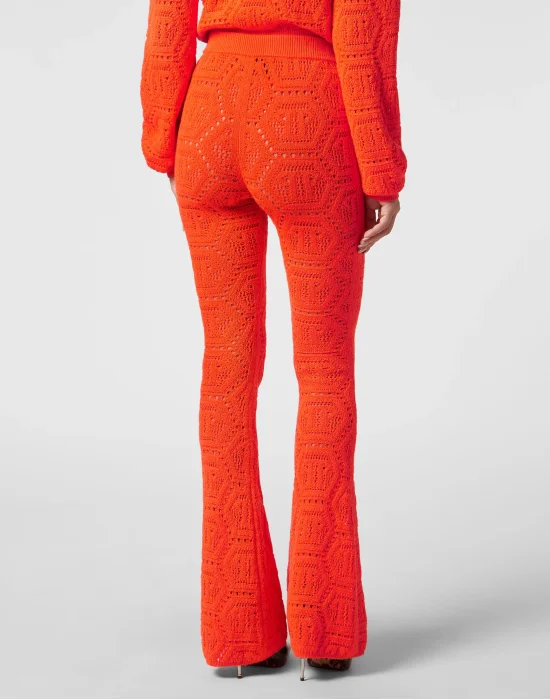 Fluo Knit Trousers Monogram