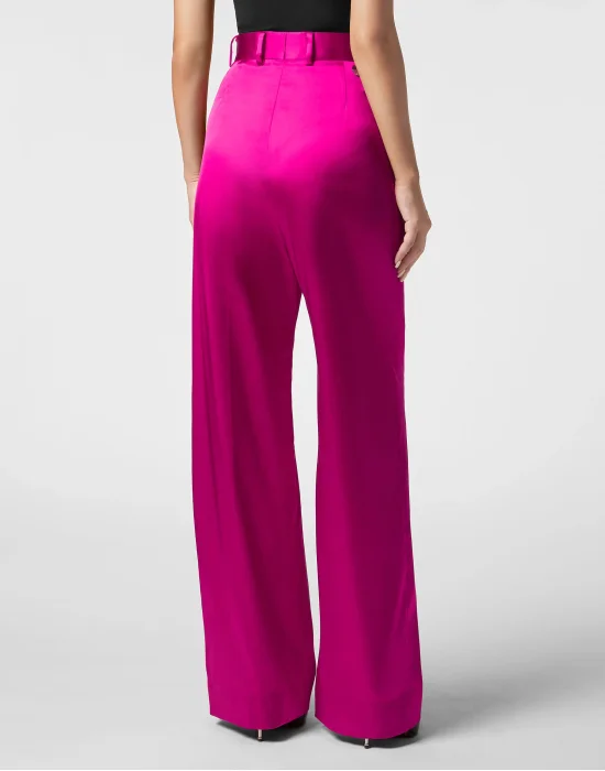 Satin Stretch Man Fit Trousers Sartorial