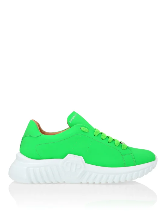 Leather Lo-Top Sneakers