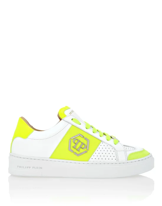 Mix Leather  Lo-Top Sneakers