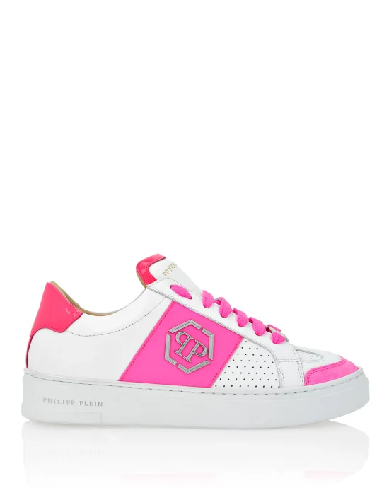 Mix Leather  Lo-Top Sneakers